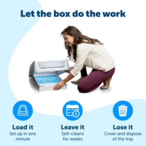 Low tracking crystal litter feature