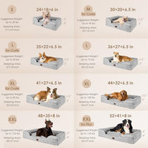 Dog bed bolster sides sofa design feature