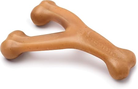 Benebone Wishbone dog chew toy, real chicken flavor, large