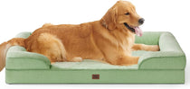 EHEYCIGA orthopedic dog bed, sage green