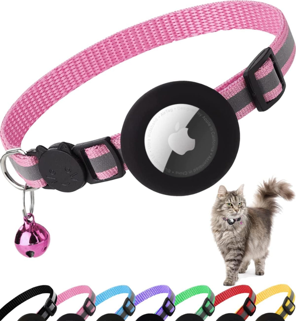 Airtag cat collar color options display