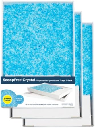PetSafe ScoopFree disposable crystal cat litter tray, fresh scent, 7.8kg Main image