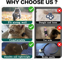 Airtag cat collar safety breakaway buckle detail