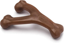 Benebone Wishbone dog chew toy, real peanut flavor, medium