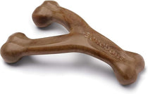 Benebone Wishbone dog chew toy, bacon flavor, small