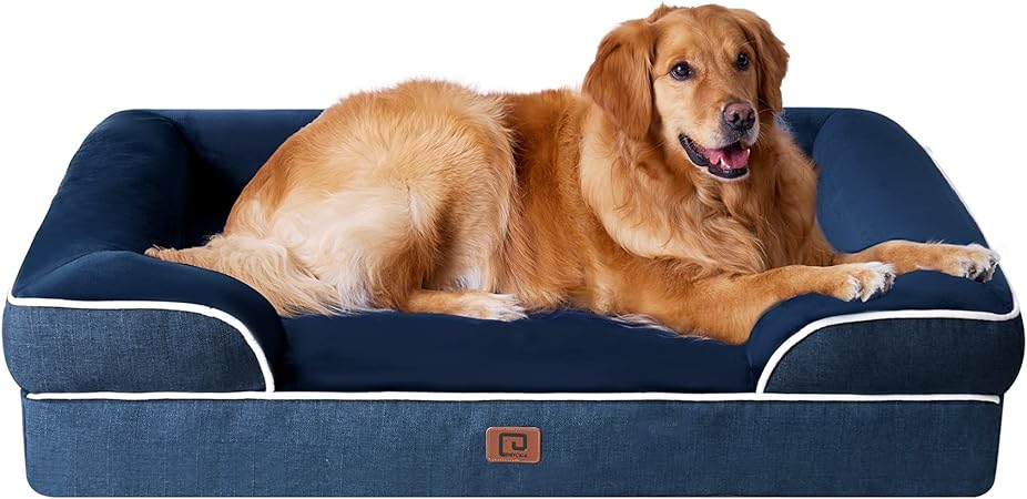 EHEYCIGA orthopedic dog bed, navy