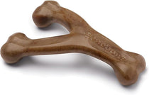 Benebone Wishbone dog chew toy, bacon flavor, large