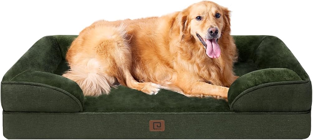 EHEYCIGA orthopedic dog bed, dark green