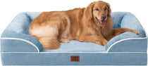 EHEYCIGA orthopedic dog bed, washed blue