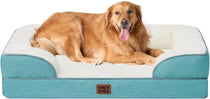 EHEYCIGA orthopedic dog bed, turquoise blue