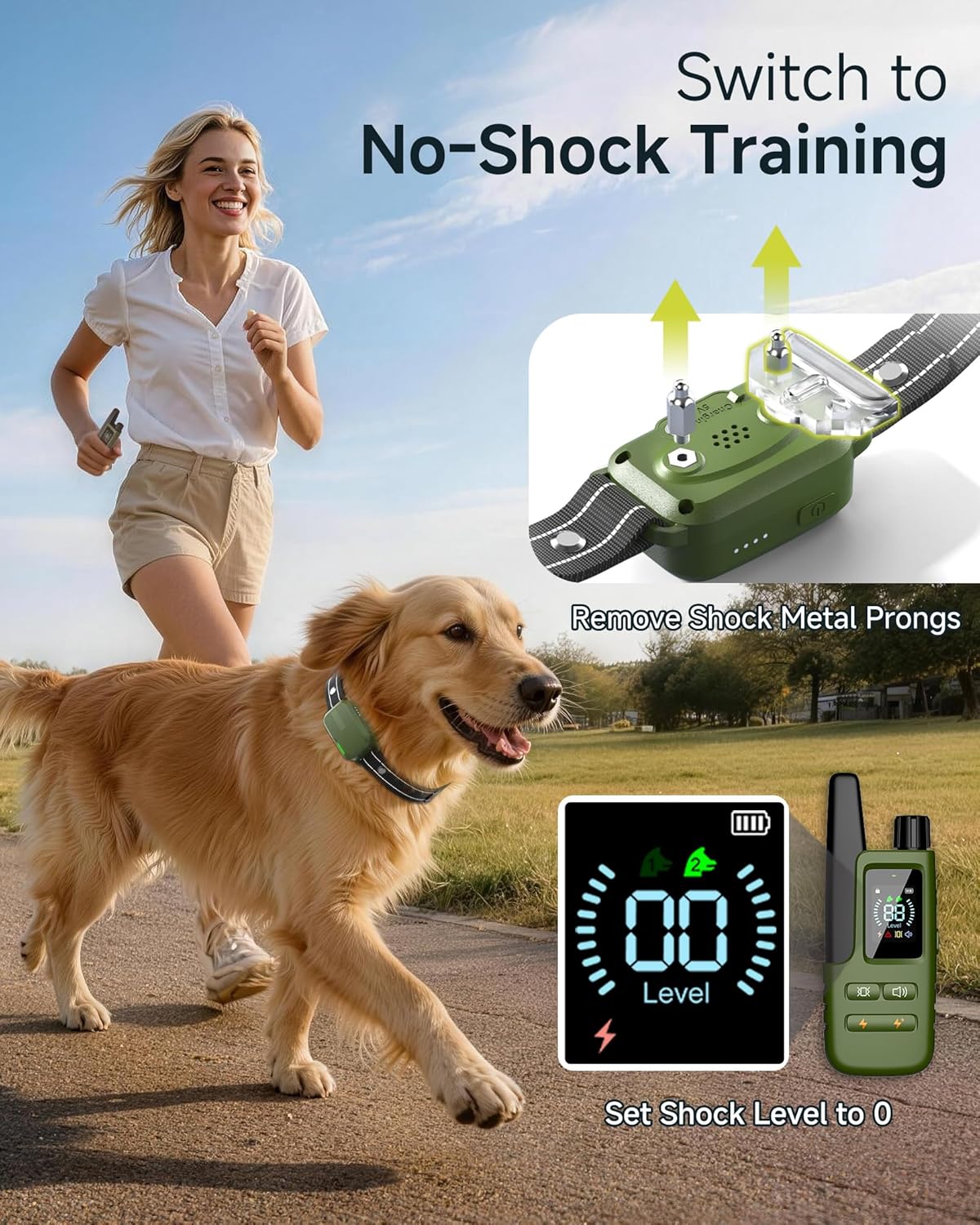 Waterproof dog training collar receiver