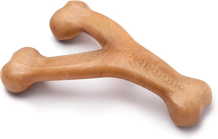 Benebone Wishbone dog chew toy, chicken flavor, giant