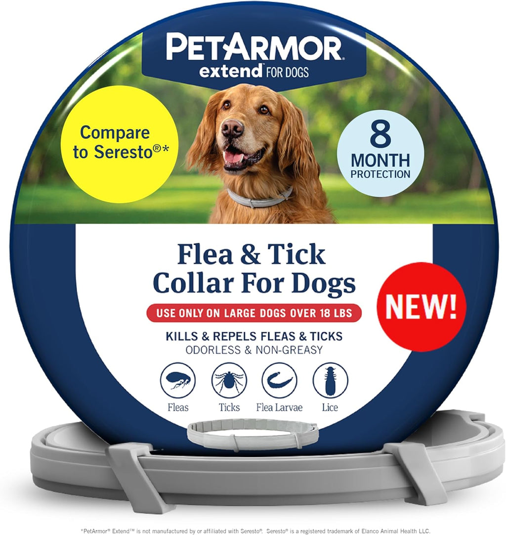 PetArmor Extend collar comparison chart