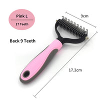 Deshedding brush in Pink L