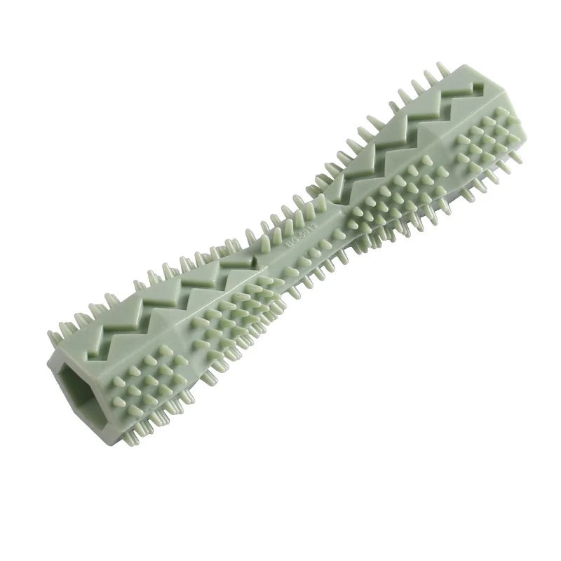 Dog teething toy in green style 2
