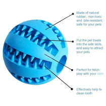 Rubber dog treat ball chew toy, image 14