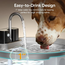 7L stainless steel pet water fountain internal components
