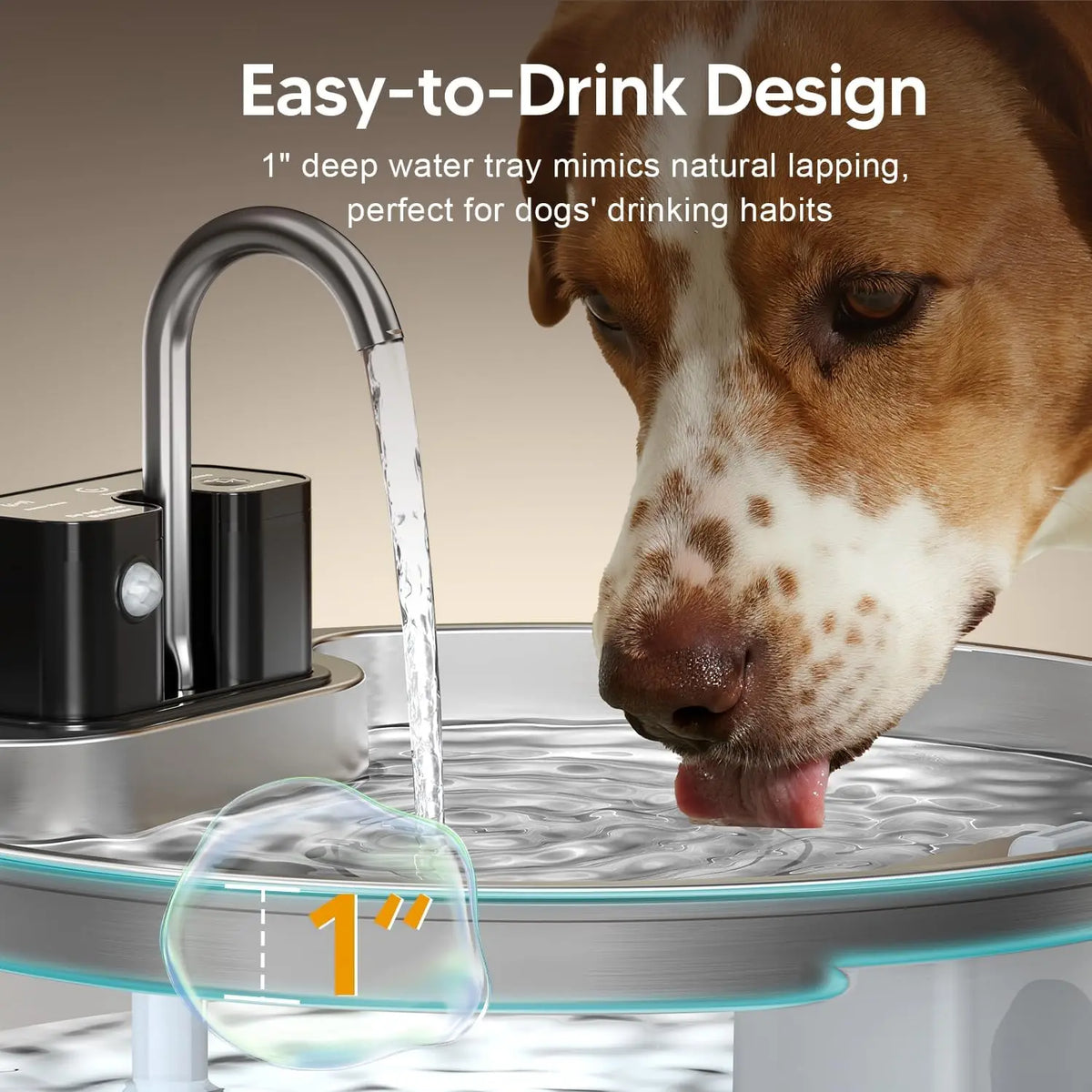 7L stainless steel pet water fountain internal components