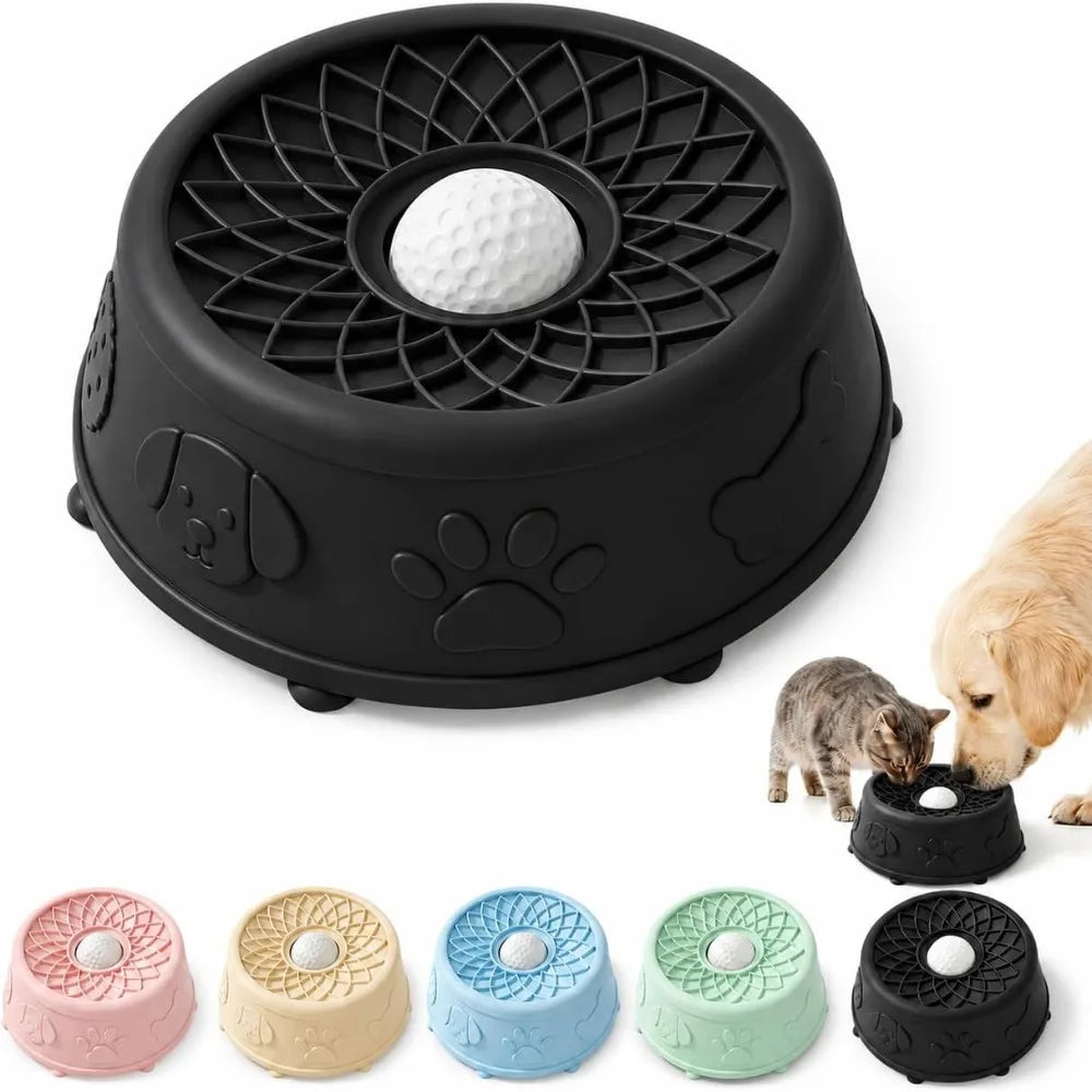 Interactive pet lick bowl slow feeder, image 1