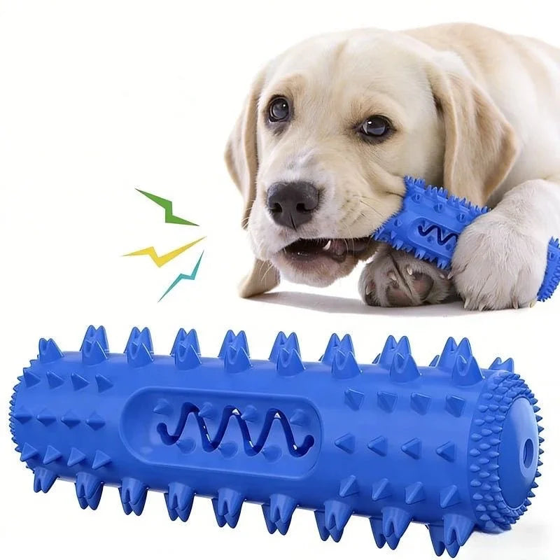 Dog teething toy in blue style 2