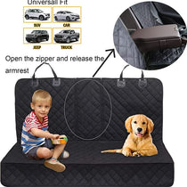 4 in 1 waterproof dog back seat cover, image 6