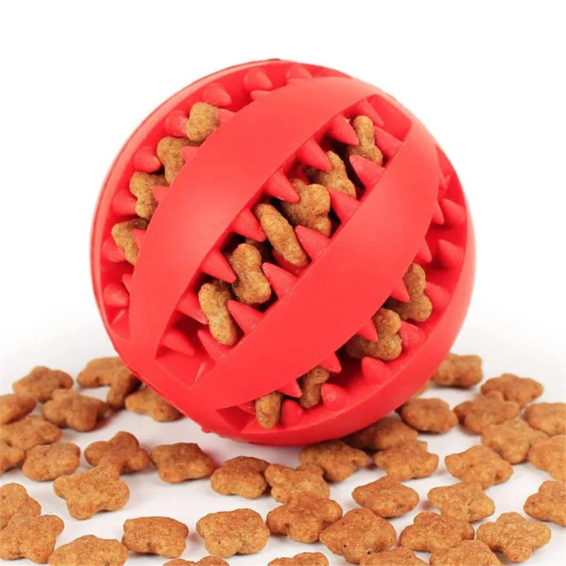Rubber dog treat ball chew toy, image 15
