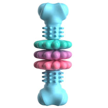 Dog teething toy in blue style 3