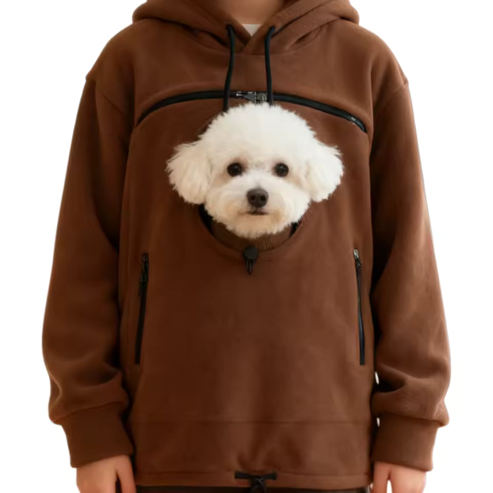 Pet hoodie carrier available colors display
