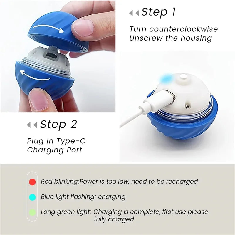 Smart bouncing ball toy packaging