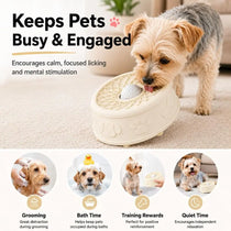 Interactive pet lick bowl slow feeder, image 4