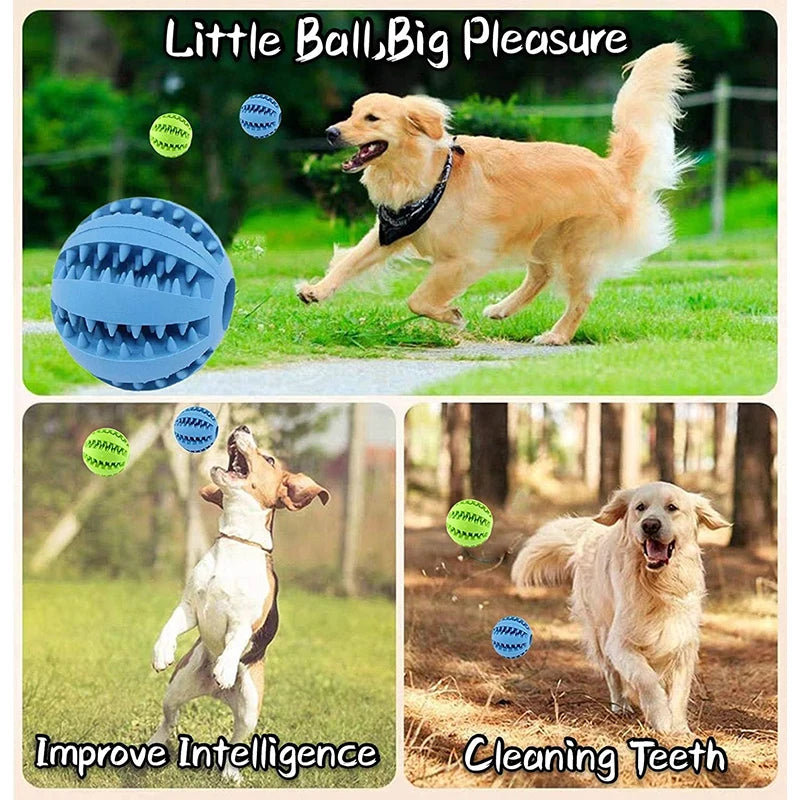 Rubber dog treat ball chew toy, image 8