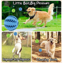 Rubber dog treat ball chew toy, image 8