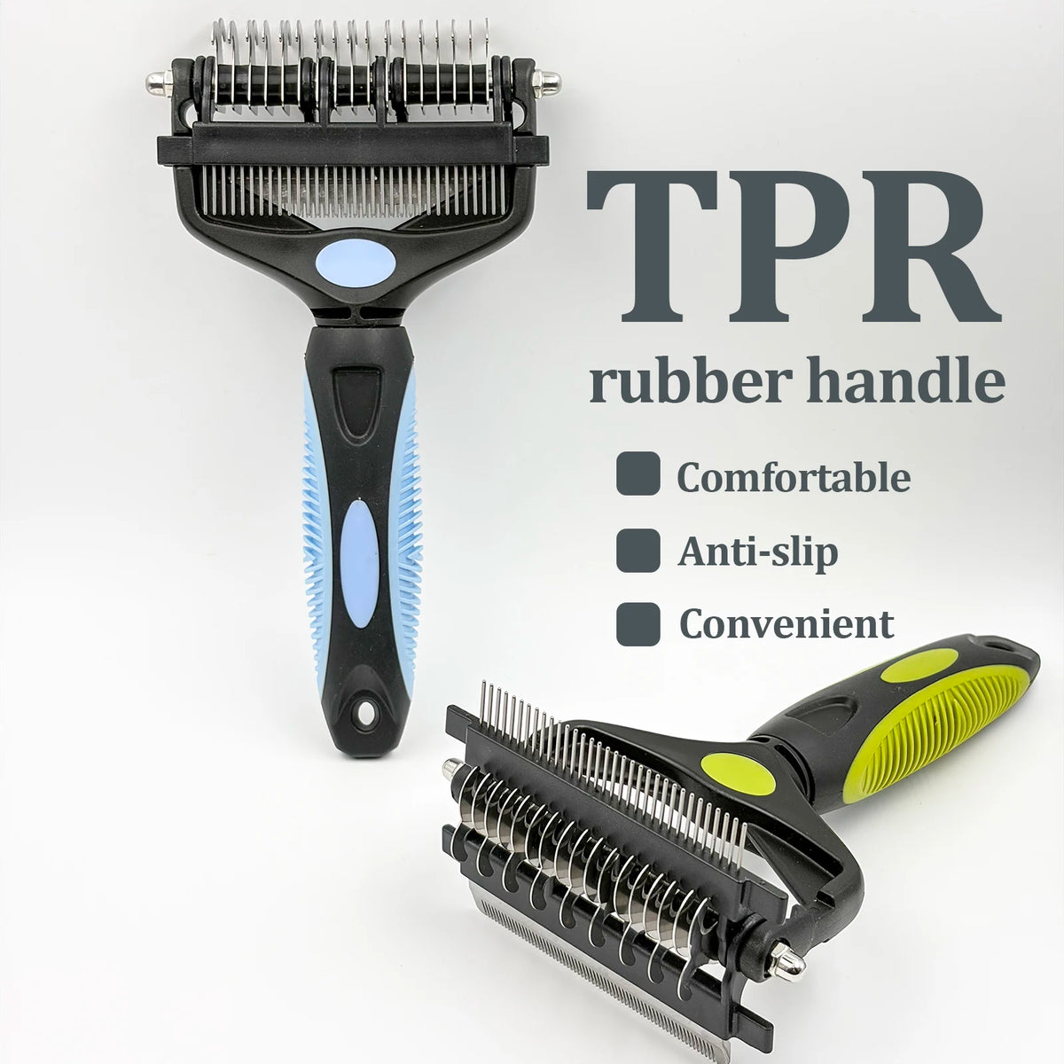 3 in 1 pet grooming brush deshedding comb