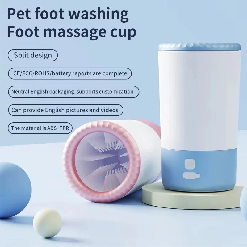 Electric Dog Paw Cleaner: Portable Automatic Paw Washer Cup, USB Rechargeable Secondary image