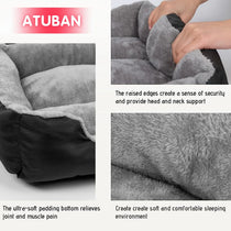 Dog bed size chart and dimensions