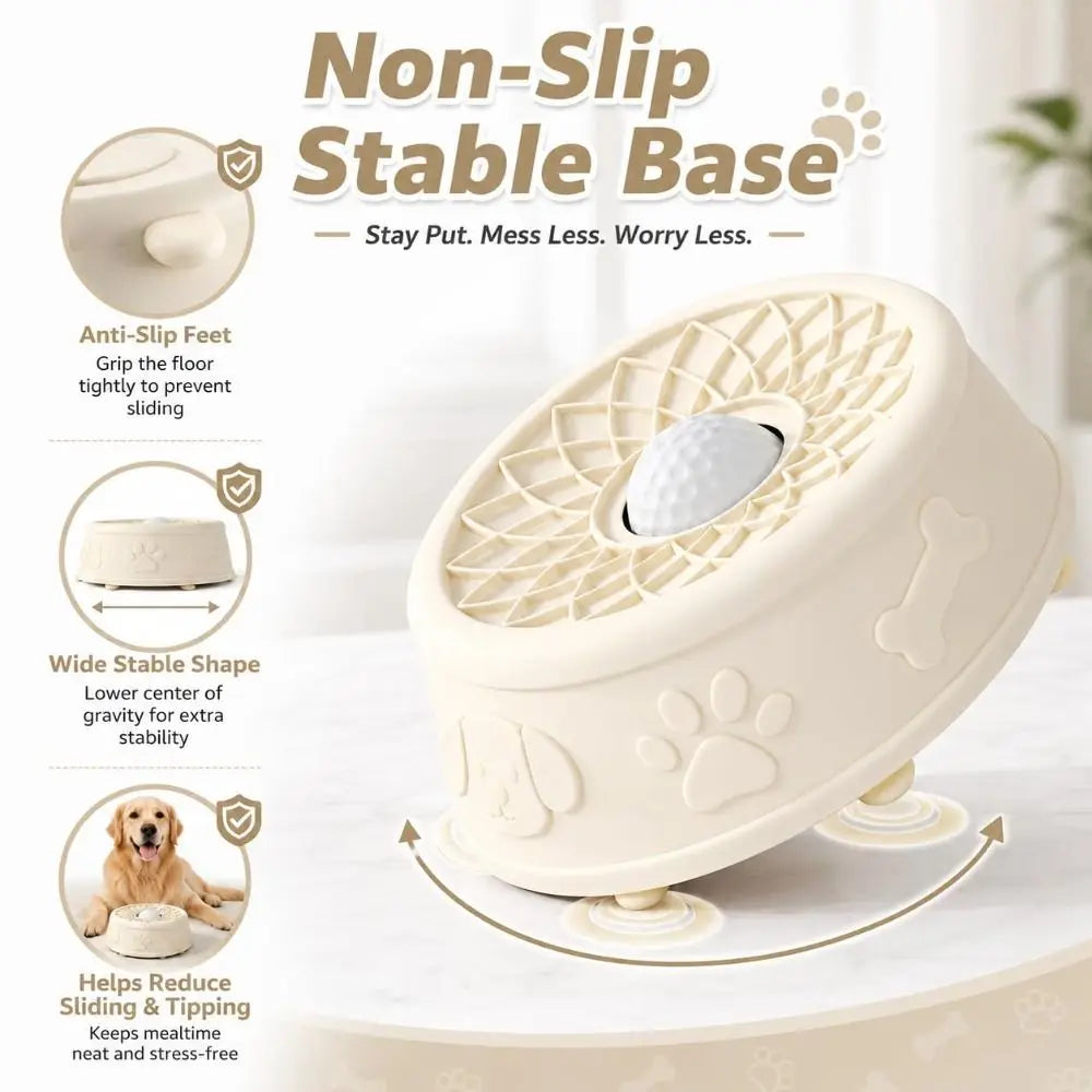 Interactive pet lick bowl slow feeder, image 3