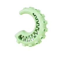 Dog teething toy in green style 3