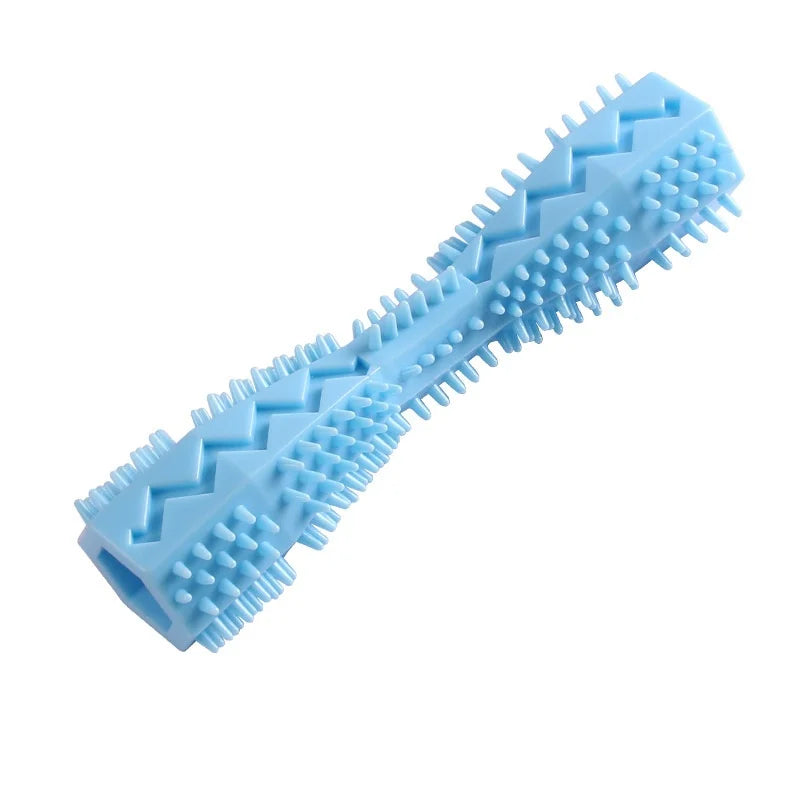 Dog teething toy in blue