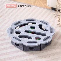 Cat puzzle box in Grey round style