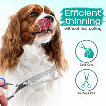 Thinning shears for dog and cat fur