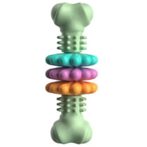 Dog teething toy in green