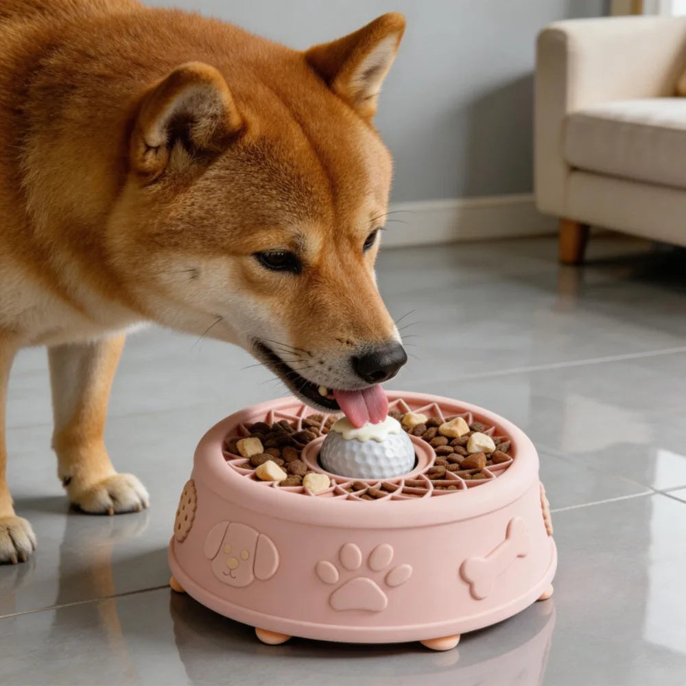 Interactive pet lick bowl slow feeder, image 12