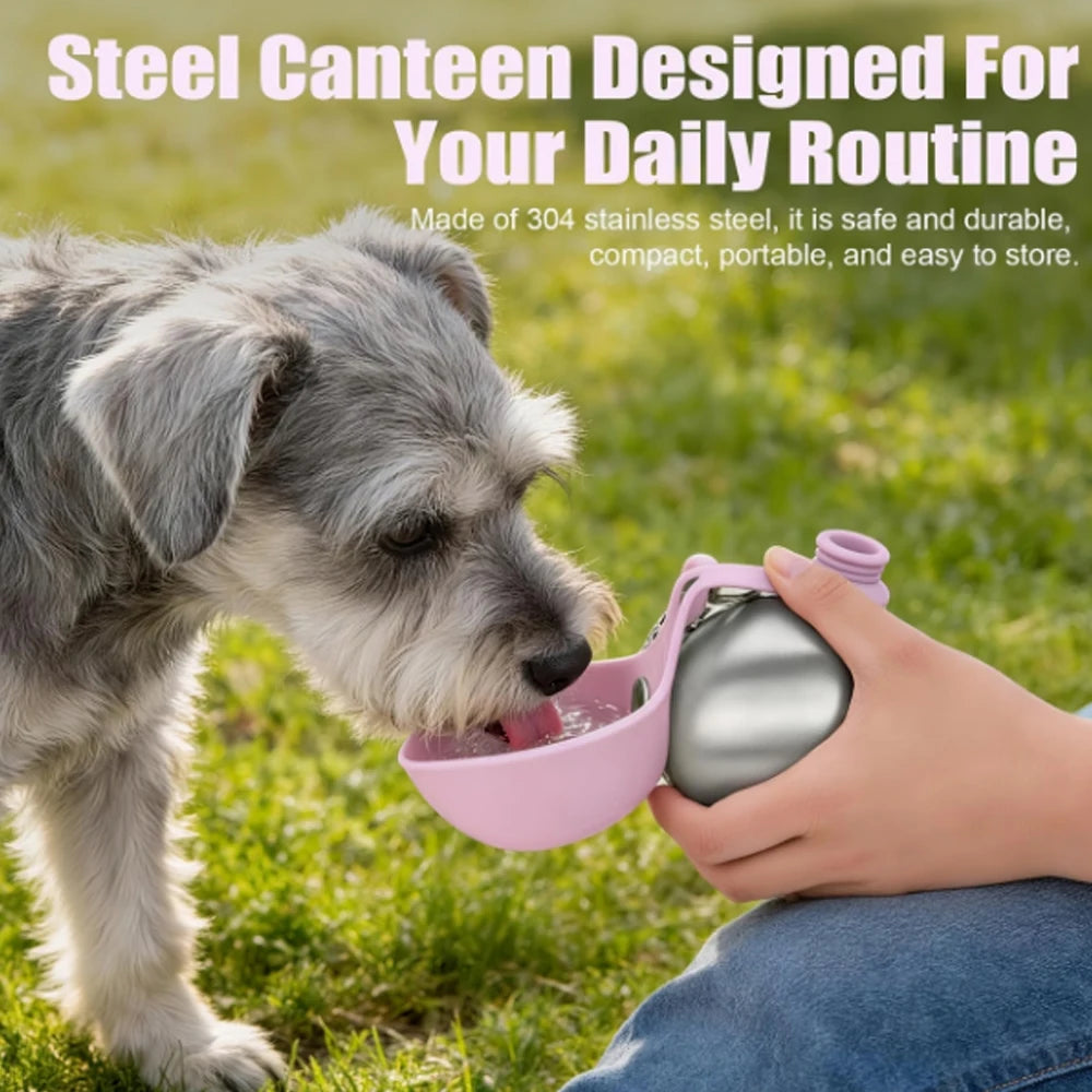 2 in 1 portable dog water bottle Main image
