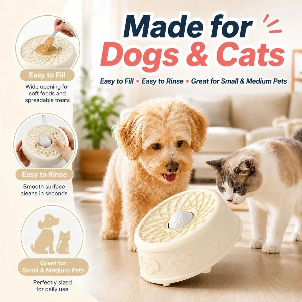 Interactive pet lick bowl slow feeder, image 7