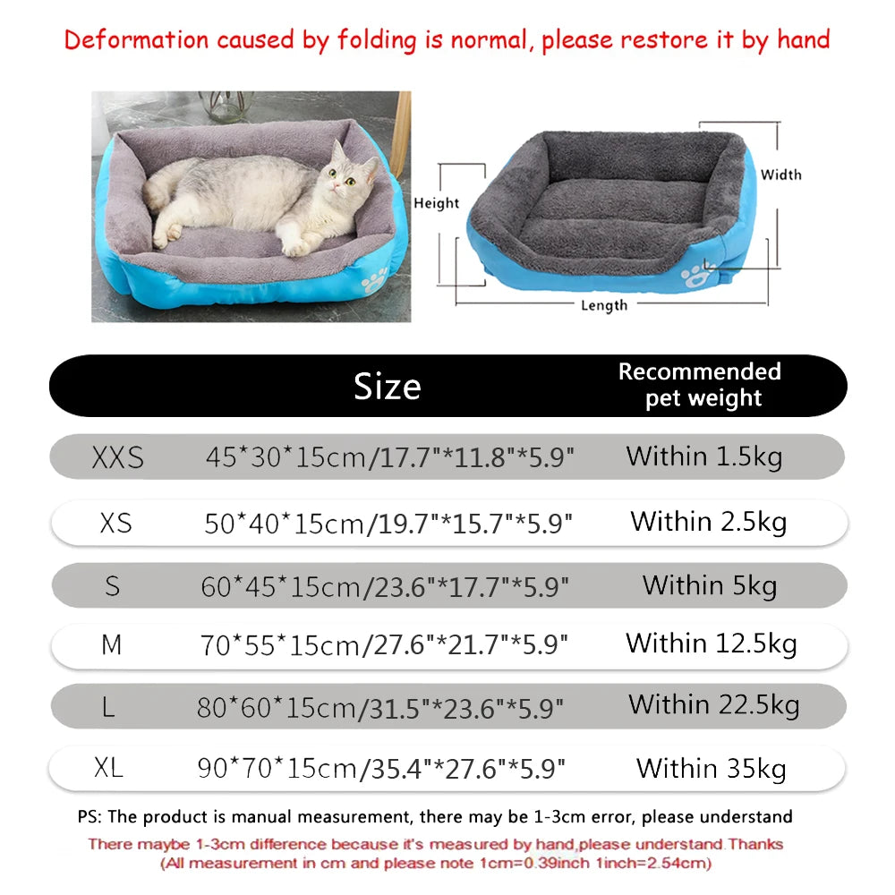 Dog bed washable cover detail