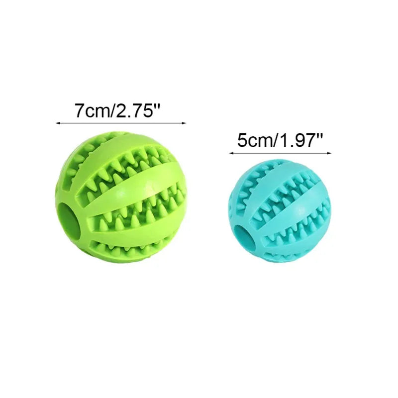 Rubber dog treat ball chew toy, image 17