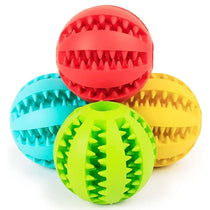 Rubber dog treat ball chew toy, image 21