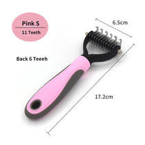 Deshedding brush in Pink S