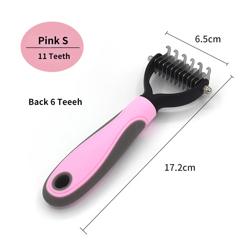 Deshedding brush in Pink S