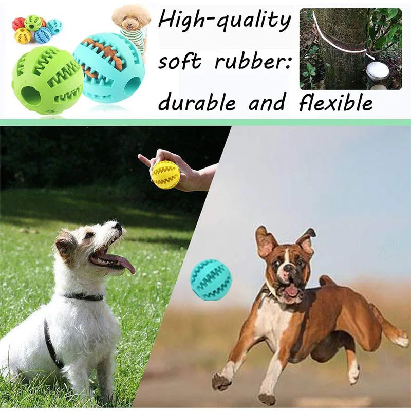 Rubber dog treat ball chew toy, image 9